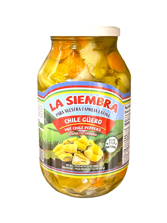 LA SIEMBRA CHILES GUEROS 12/32OZ
