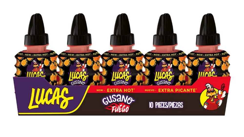 LUCAS GUSANO FUEGO 30/ 10pc