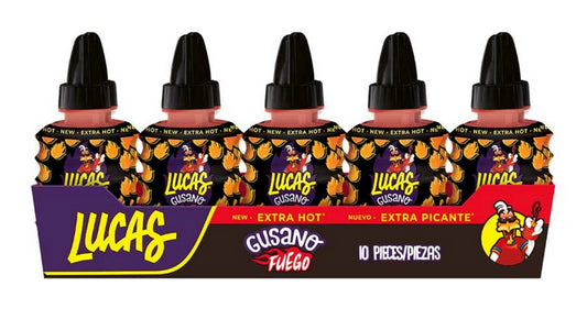 LUCAS GUSANO FUEGO 30/ 10pc