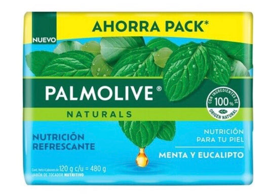 JABON PALMOLIVE MENTA Y EUCALYPTO 18/ 4 / 120GR