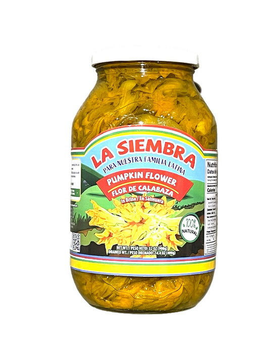 LA SIEMBRA FLOR DE CALABAZA EN SALMUERA 12/32OZ