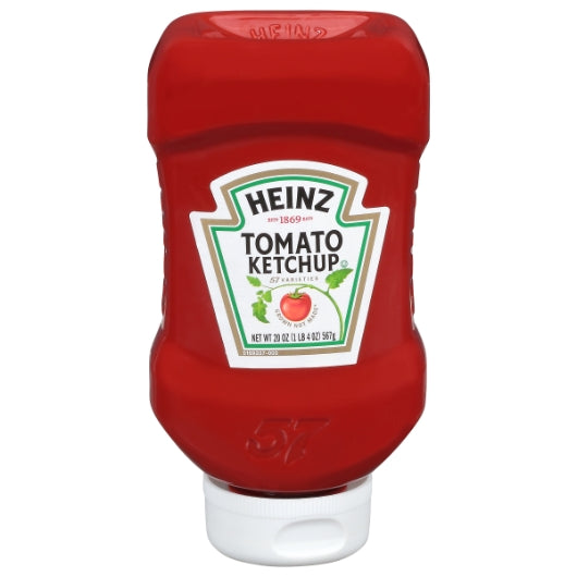 HEINZ UPSIDE DOWN KETCHUP BOTTLE 30/ 20oz