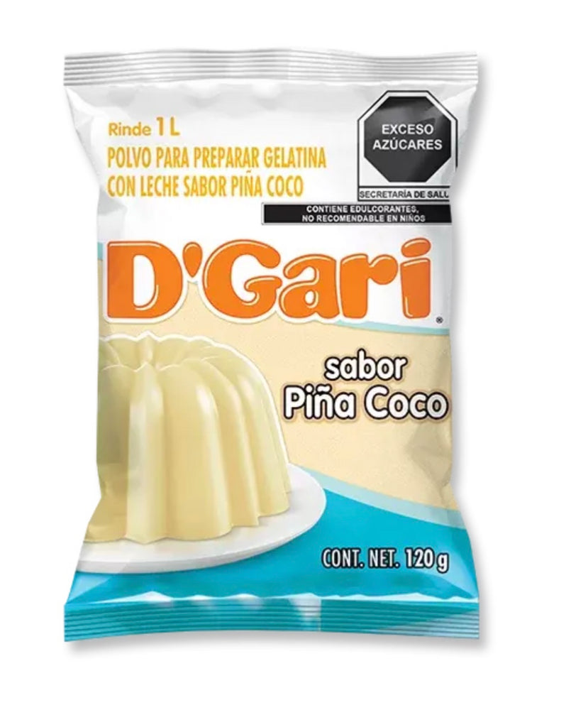 D'GARI  COCO PIÑA 1/50/120gr + 3 gratis