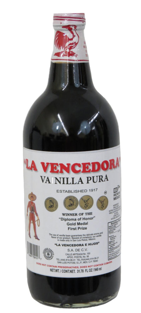 VAINILLA LA VENCEDORA 12/.940 ML (31.78OZ)