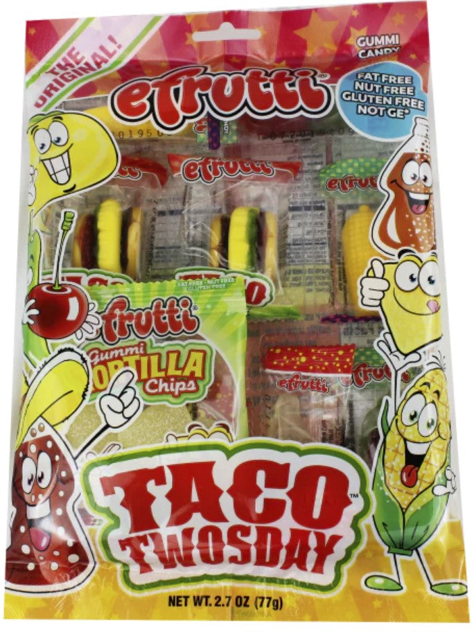 EFRUTTI GUMMI PEG BAG TACO TWOSDAY 12/ 2.7 OZ