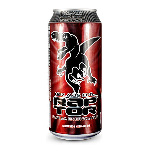 RAPTOR BEBIDA ENERGETICA 24/16 oz