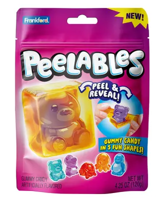 FRANKFORS ASSORTED ANIMALS GUMMY BAGS PEELABLES 9/ 4.25oz