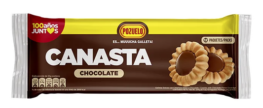 POZUELO CANASTA COOKIES CHOCOLATE BAG 9.74 OZ x 30