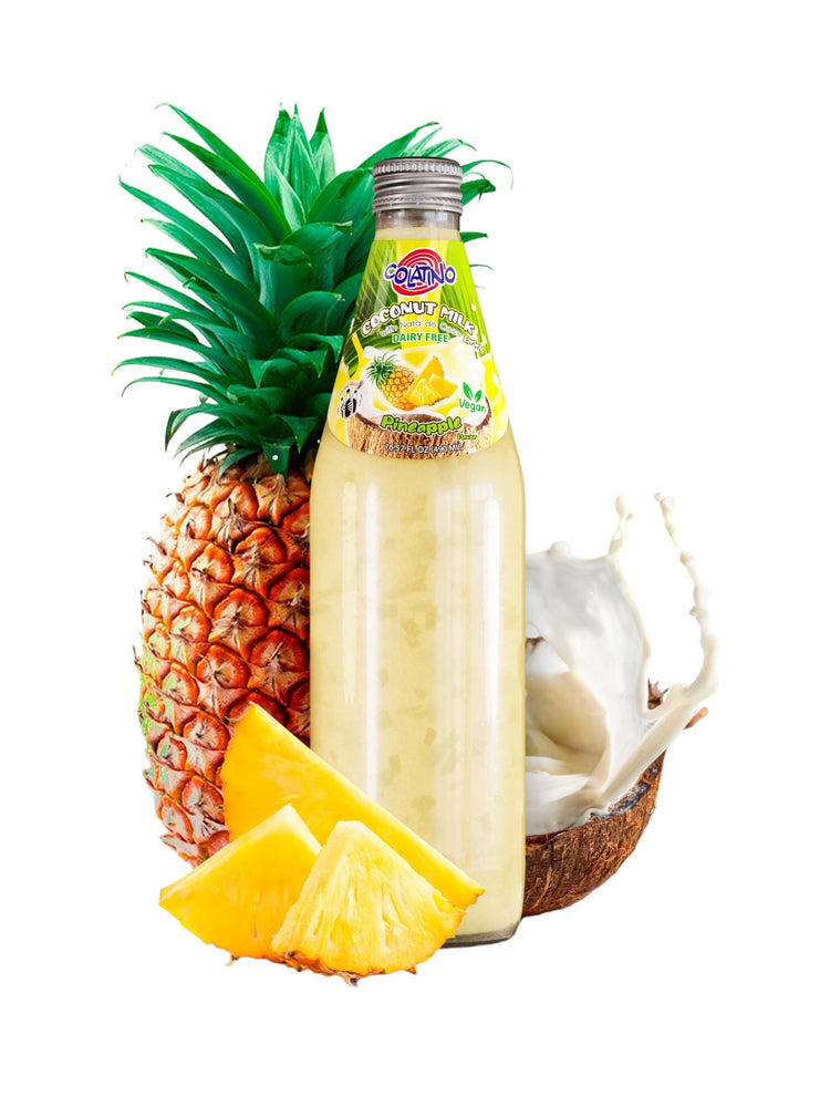 COLATINO COCONUT MILK DRINK WITH NATA DE COCO (PIÑA) 12/490mL