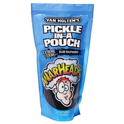 VAN HOLTENS WARHEADS BLUE RASPBERRY PICKLE 1/12pc