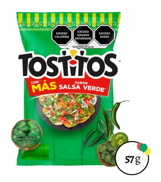 SABRITAS TOSTITOS SALSA VERDE 70/62g