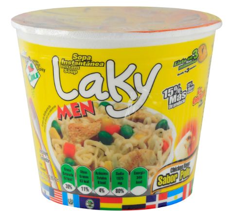SOPA LAKY POLLO JUMBO 12/75gr