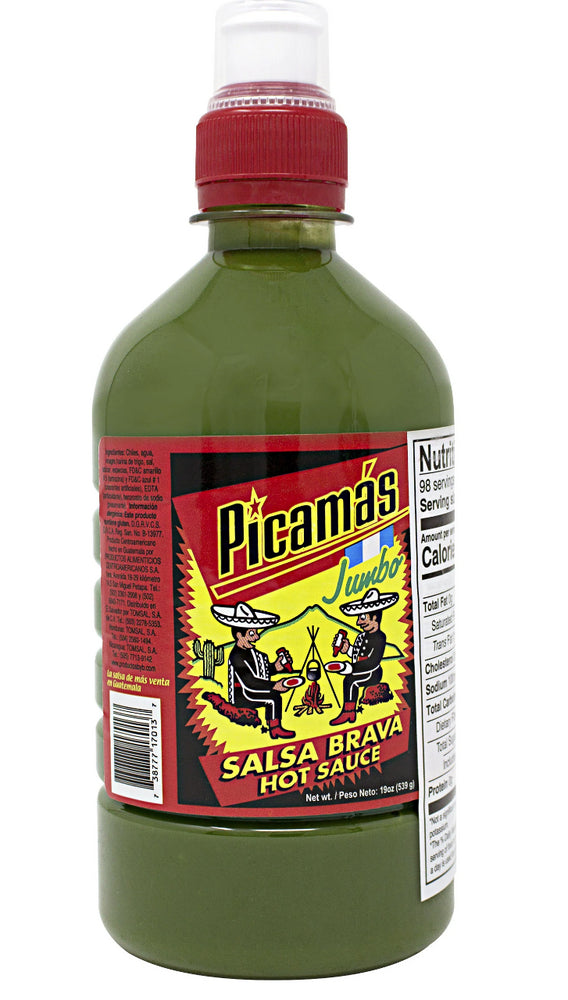 PICAMAS SALSA VERDE BOTE JUMBO 19oz