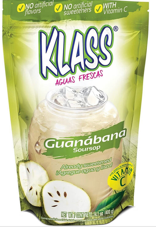 KLASS DRINK MIX GUANABANA (SOURSOP) 18/14.1OZ