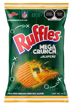 SABRITAS MEX RUFFLE MEGA CRUNCH JALAPENO 20/185G