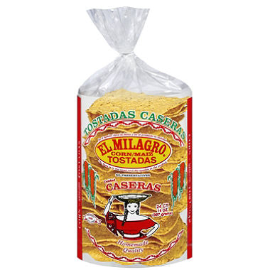 EL MILAGRO TOSTADA 12 PKS