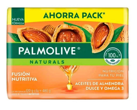 JABON PALMOLIVE ACEITE DE ALMENDRAS 18/ 4 / 120GR