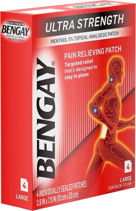 BENGAY ULTRA STRENGTH PATCH 6/6/4oz