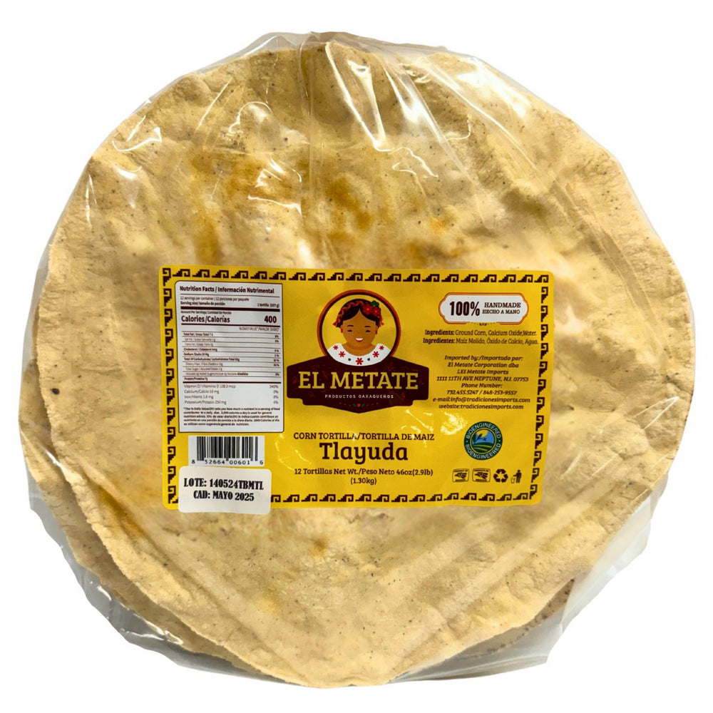 EL METATE TLAYUDA BLANCA 4/ 12pcs