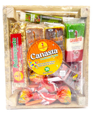 GM CANASTA MADERA SURTIDO MIX GRANDE 1 2/60pcs