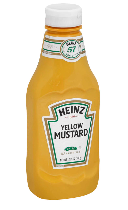 HEINZ CLASSIC YELLOW MUSTARD 16/ 12.75oz