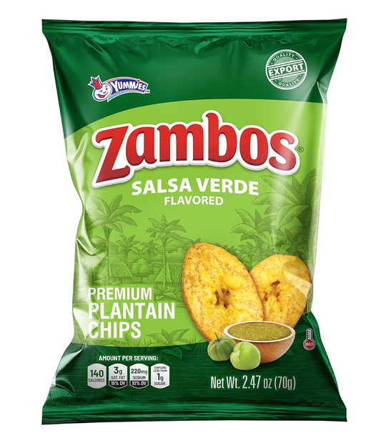 YUMMIES ZAMBOS SALSA VERDE 24/ 150g