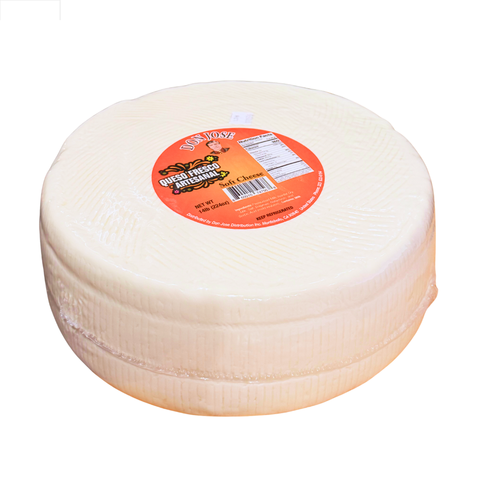 QUESO FRESCO ARTESANAL DON JOSE 1/14LBS