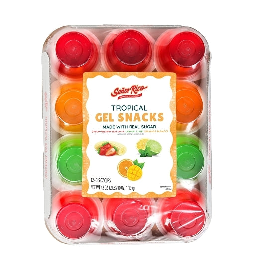 SENOR RICO TROPICAL GELATIN 4/12/42oz
