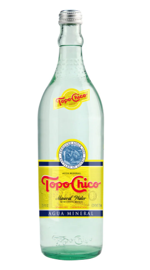 REFRESCO TOPO CHICO AGUA MINERAL 12/ 750ML (25.4oz)