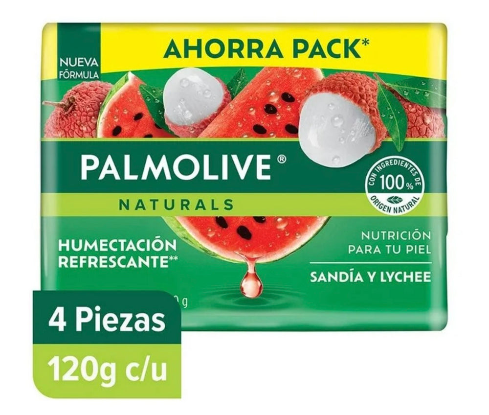 JABON PALMOLIVE SANDIA Y LYCHEE 18/ 4 / 120GR