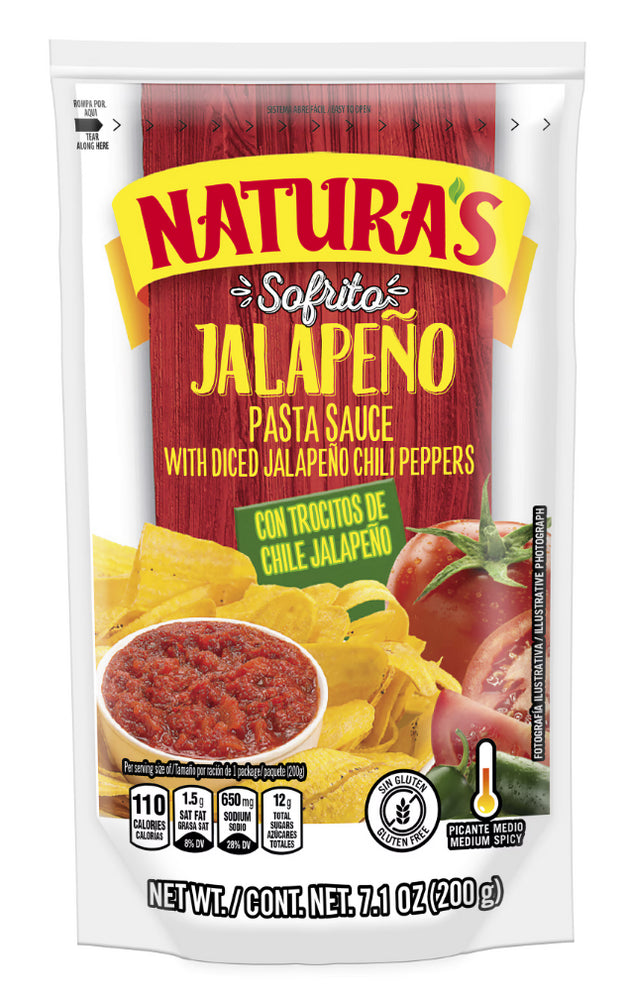 NATURAS SALSA JALAPENO 24/200g