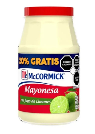MAYONESA MCCORMICK  +20%PROMO 12/468g