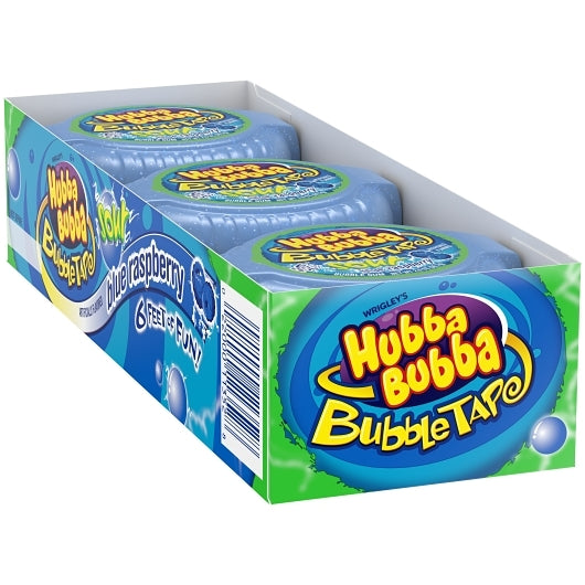 HUBBA BUBBA GUM SOUR BLUE RASPBERRY 12/12pk/ 2oz