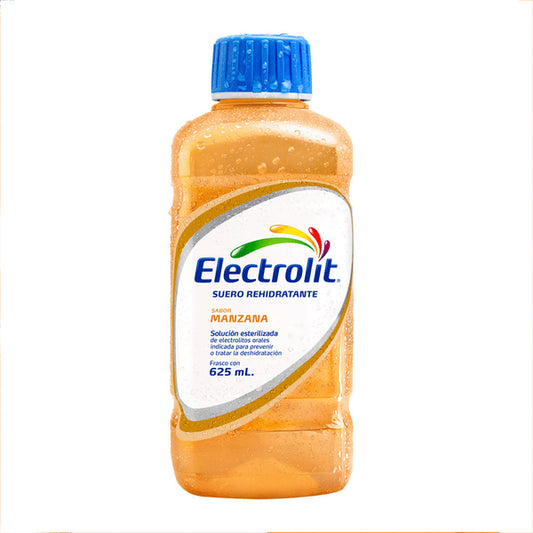 ELECTROLIT SUERO MANZANA 12/ 625 ML