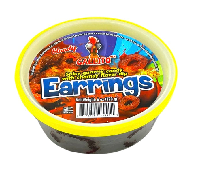 GM GUMMY EARRINGS 24/6oz
