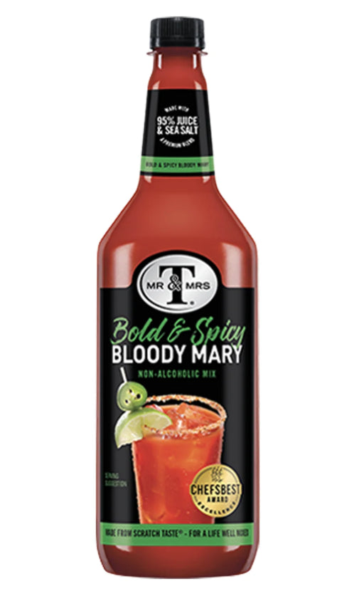 MR & MR'S T'S BOLD & SPICY BLOODY MARY COCKTAIL MIXER 6/1L