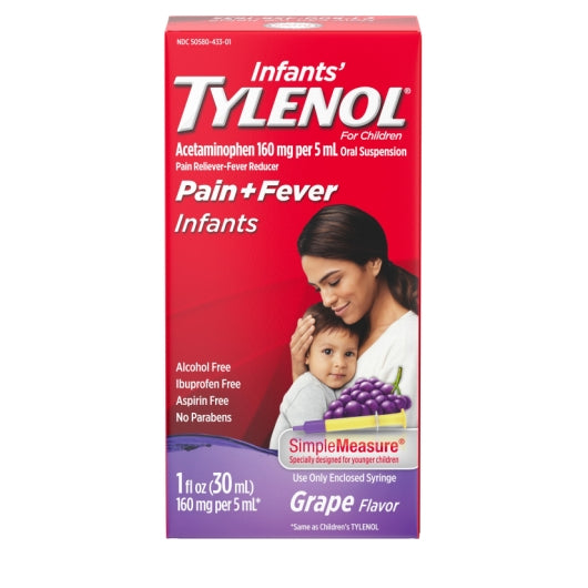 TYLENOL INFANT DROP GRAPE 6/6/1oz