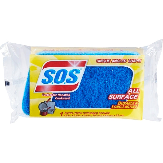 SOS SPONGE ALL SURFACE SCRUBBING 1/12pc