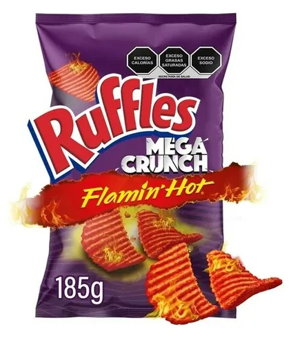 SABRITAS RUFFLES MEGA CRUNCH FH 20/185G