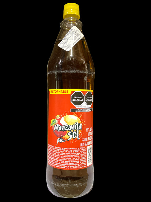 MANZANITA SOL MEX. VIDRIO 8/ 1.25 LTRS