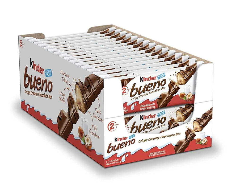 KINDER BUENO MILK CHOCOLATE  BULK1.5oz  30PK